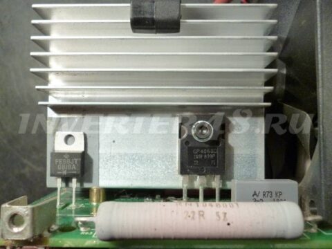 Инвертор собран на IGBT транзисторах - IRGP4068D (GP4068D)